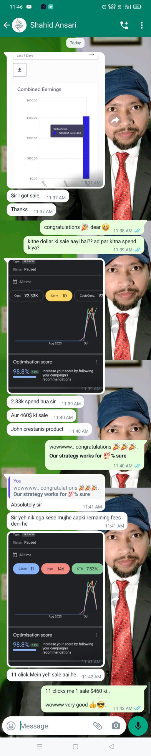 Shahid Made $460 Within 24-Hours Of Joining